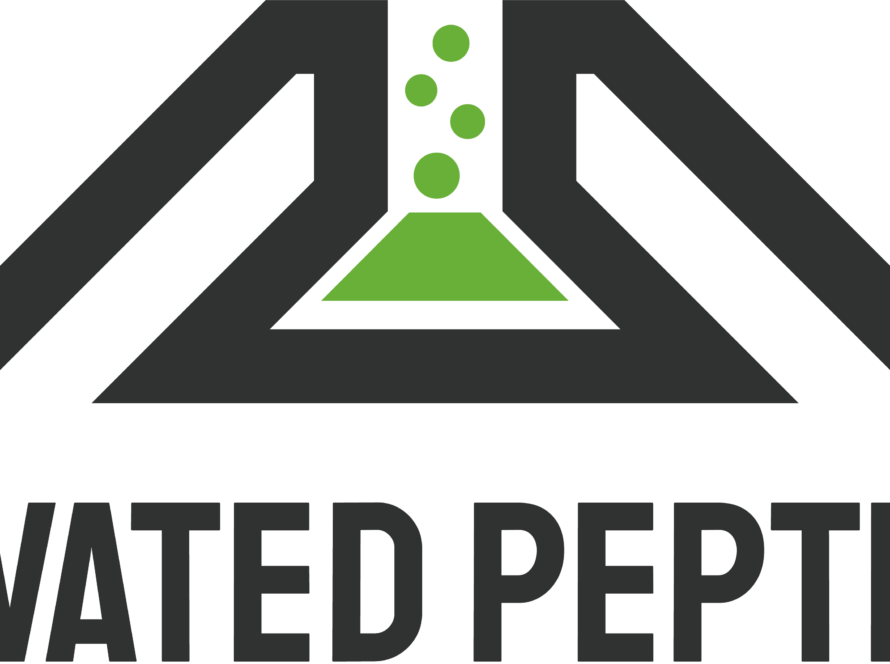 Elevated Peptides Green and Black logo